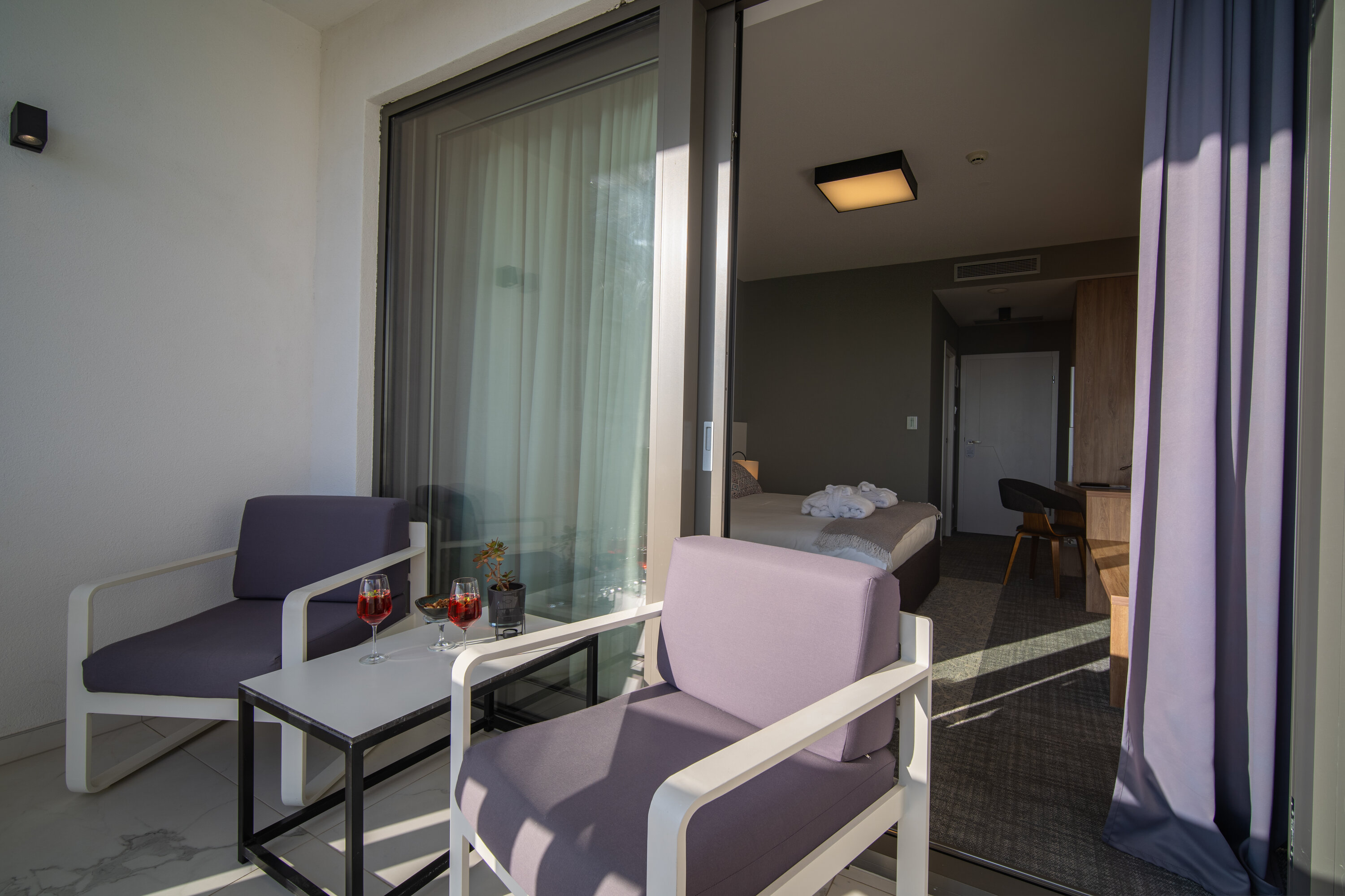 Deluxe Doppelzimmer mit Balkon und Meerblick