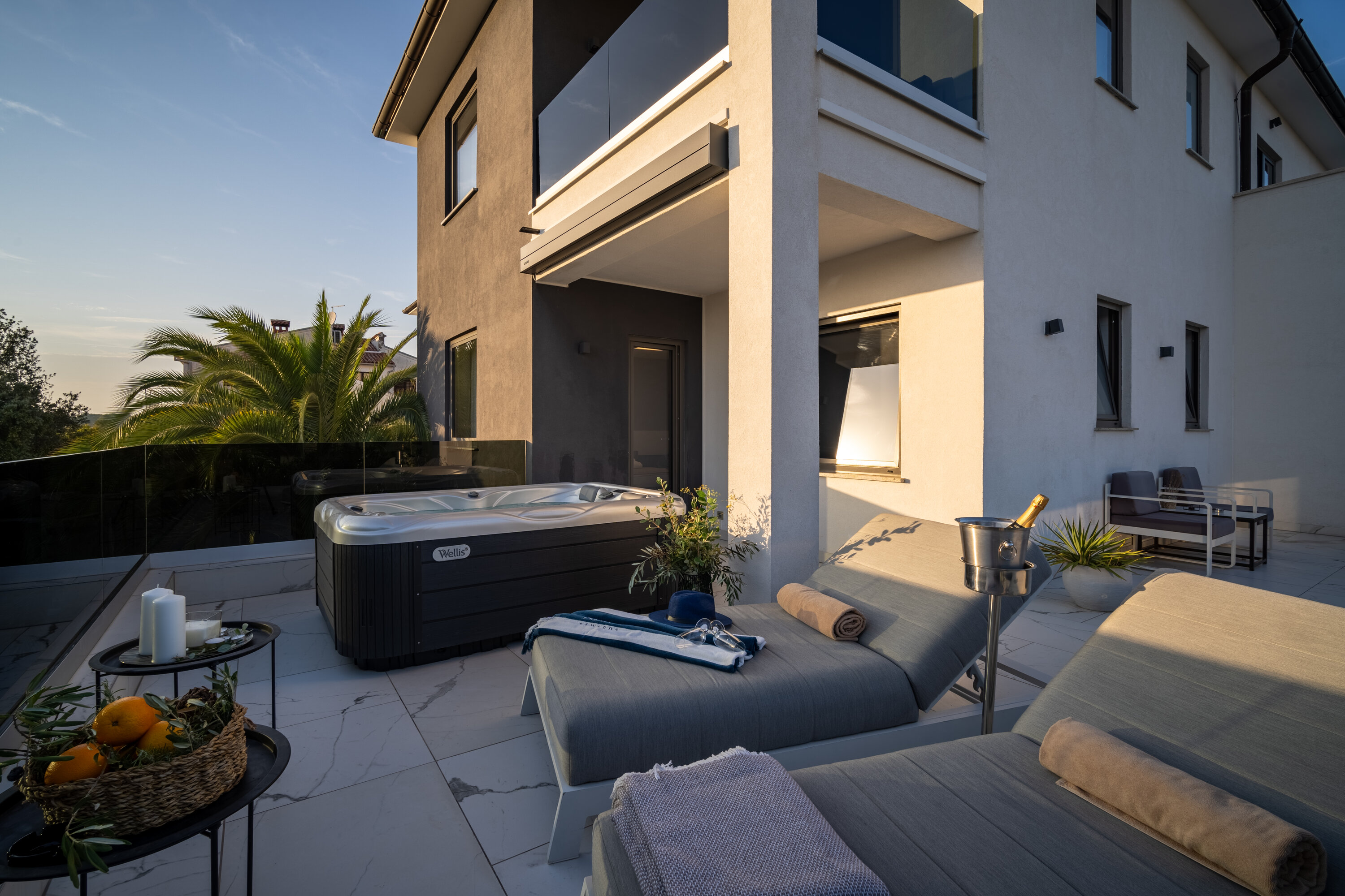 Luxussuite mit Whirlpool