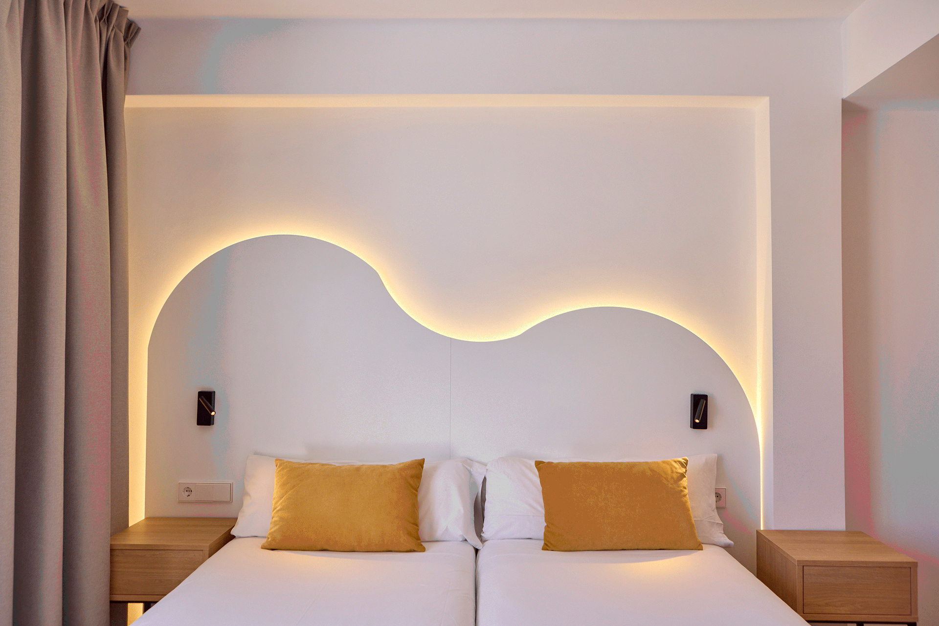 Doppelzimmer seitl. Meersicht